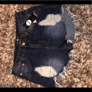 BRAND NEW never worn jean shorts